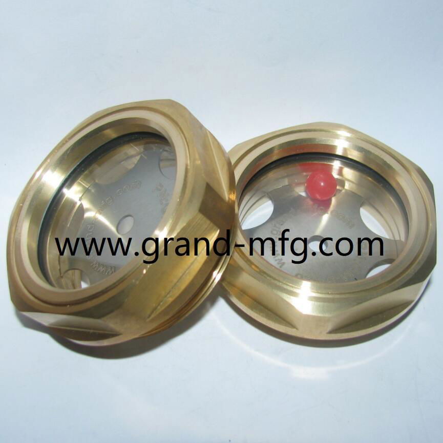 BRASS OIL SIGHT GLASS