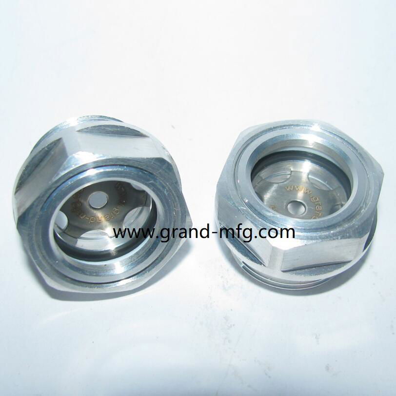 ALUMINUM OIL SIGHT GLASS