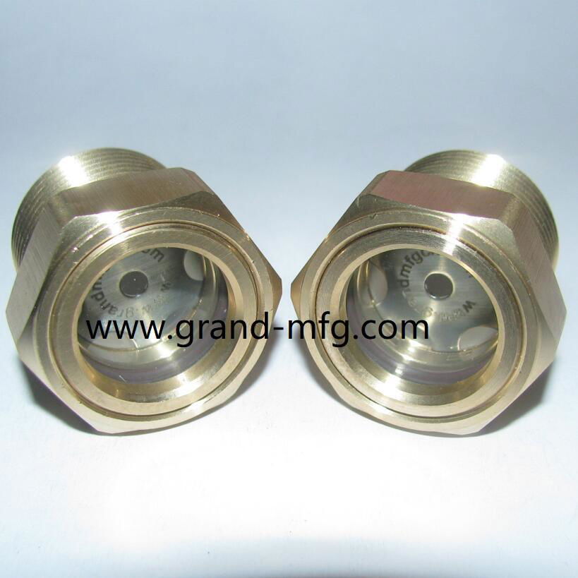 BRASS OIL SIGHT GLASS