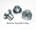 Gear Unit aluminum drain screw plug BSP thread and Metric thread 9