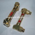 NPT1/2 inch Double Elbow Brass Oil Liquid Level Indicator gauge sight windows