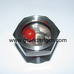 SAE 10 Thread 7/8"-14 UN Pitch Stainless Steel 304 Oil Sight Glass window plugs