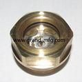 Brass Sight Glass threaded viewport for SRP Converter coolling expansion tank