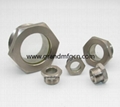 Threaded Steel Fused liquid level Sight window plugs NPT Thread for pipelines