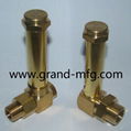 Male thread Brass tube Oil Sight Glass & Level Monitor