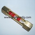 Double Female G1/4" Tubular brass level gauge indicator  1