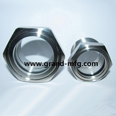 SAE Thread 1-1/16-12UN-2A Stainless steel 304 oil liquid sight glass plug window