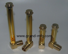   M16x1.5 L-type Brass Oil Level Indicator gauge 50mm  resistance Level Sight
