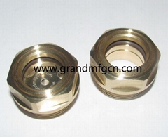 BSP 3/4 Inch oil level sight glass window plugs indicator for screw compressor