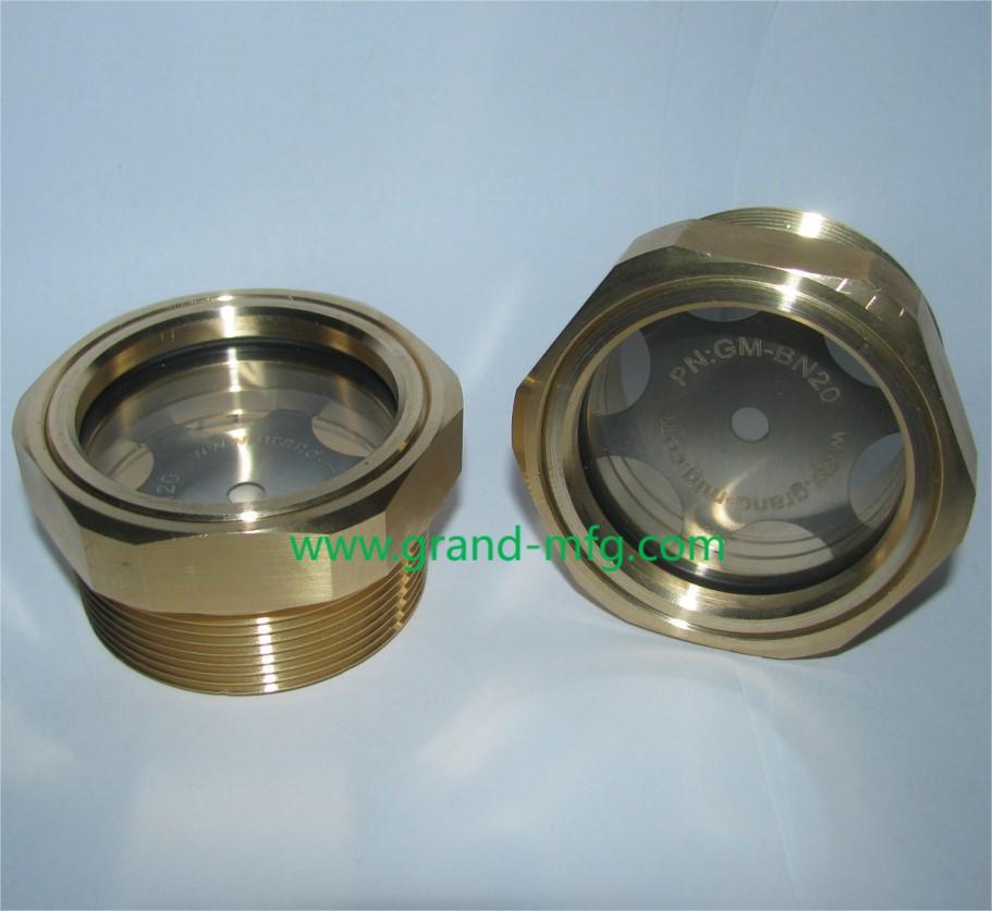 美製NPT1/4" 銅油鏡銅視鏡銅液位鏡 3
