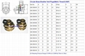 BSP Thread Planetary Gear Reducers GrandMfg® Brass air vent valve breather plugs