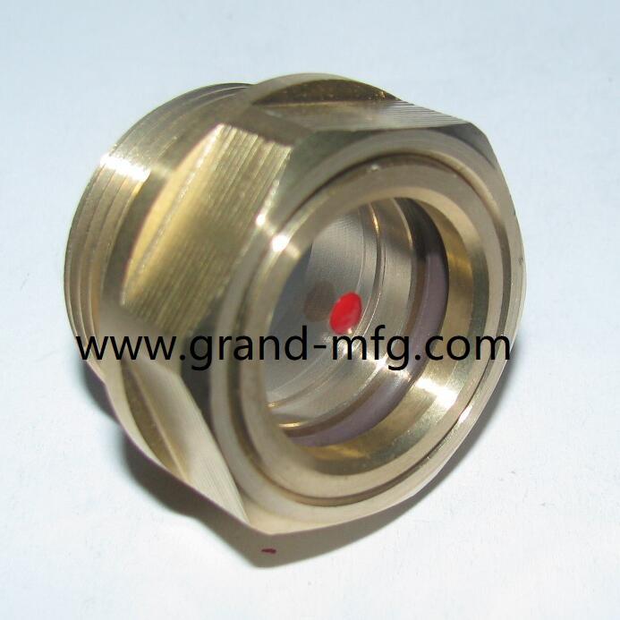 GrandMfg®黄铜油窗视镜英制螺纹G1/8寸1-1/4寸1-1/2寸可定制 2