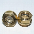 Industrial Worm Gear Devices Brass oil level sight glass Ölschauglas M24x1.5
