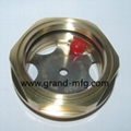 罗茨风机压缩机排污泵G1-1/2英寸铜铝油液视镜