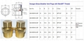 Worm Gear Reducer Gearbox GrandMfg® Metric Brass air vent valve breather plugs