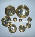 Gear Unit and Roots pump M48x2 Inch Brass oil  level sight glass Ölschauglas
