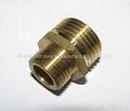 Brass lathe processing components