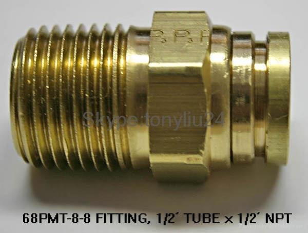 CNC lathed brass Connector for Automotive 4