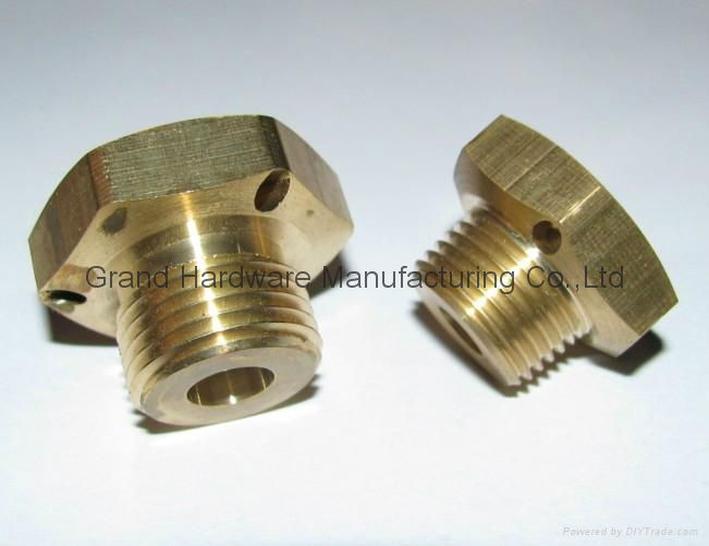 HEX BRASS BREATHER VENT PLUG