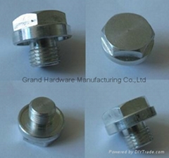 Gear Unit aluminum drain screw plug BSP thread and Metric thread