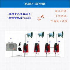 抗噪音車間雙向擴音對講電話機 廠區廣播對講電話