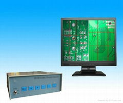 of two split screen display VGA interface multi cross line generator 