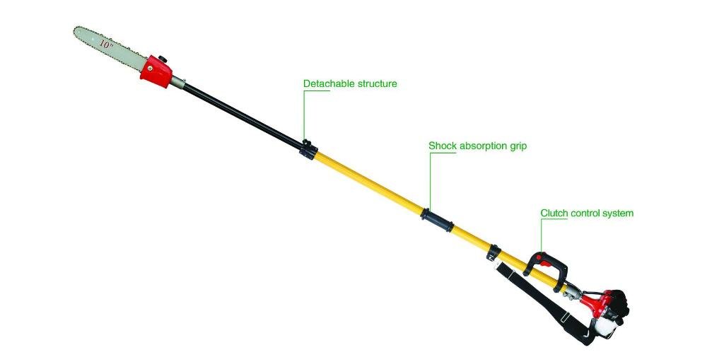 sell gasoline-powered extendable pole saw Branch cutter 2