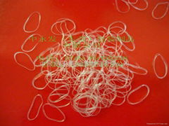 Transparent rubber band