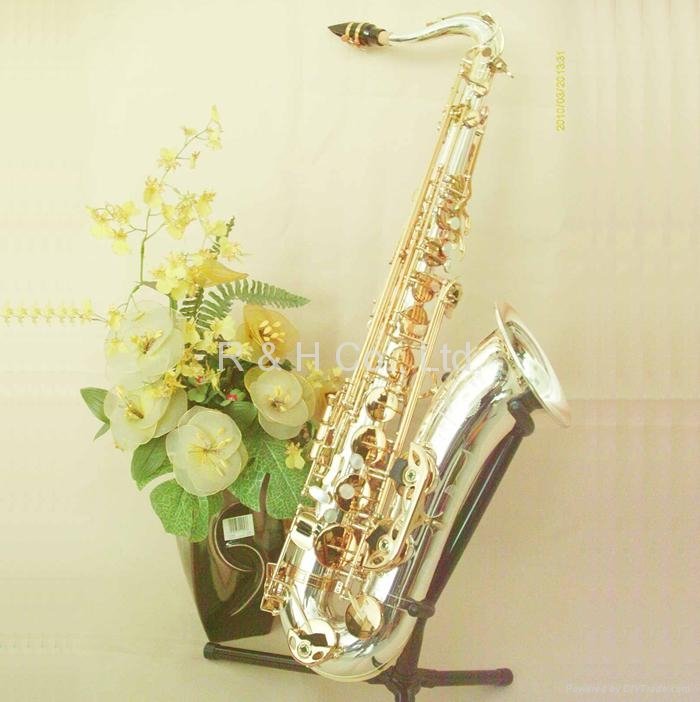 Sterling Silver Tenor Saxophone