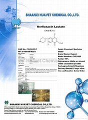 Norfloxacin Lactate (CAS:70458-96-7)
