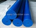 nylon rod, PA6 rod with white, blue color 2