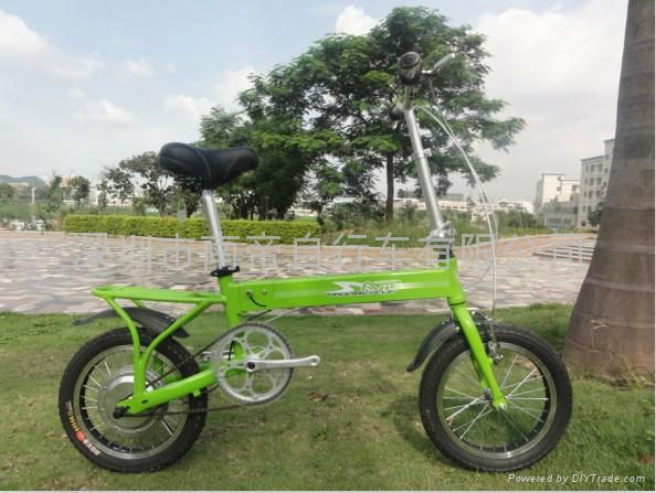 新一代环保电动折叠自行车