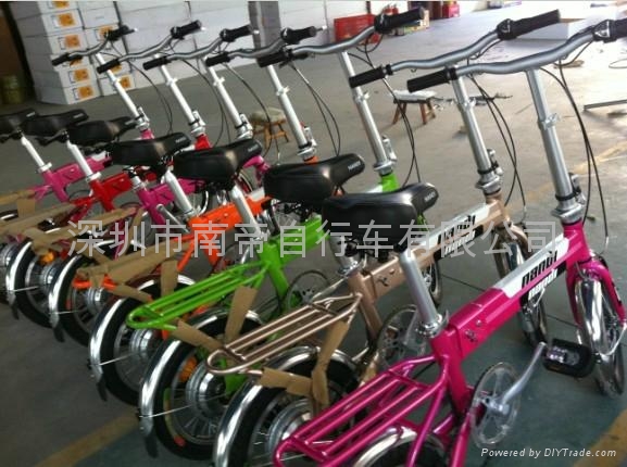 2015年新时代城市时尚折叠电动自行车