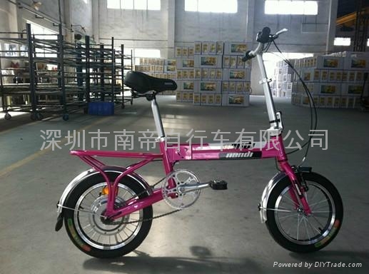 2015年新时代城市时尚折叠电动自行车 5
