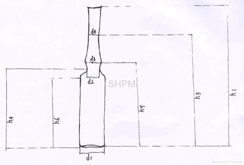 Chinese Standard Ampoule CH 1ml SHPM (China Manufacturer) Glass