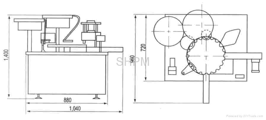 SKGNX Eye Drop Filling & Capping Machine 2