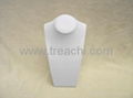 Jewelry Display White Neckform Necklace Show torso