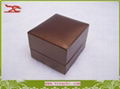 Jewelry Box jewelry pack jewelry packaging Ring box brown leathere