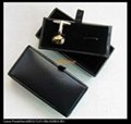 brand new leatherette paper cufflinks holder gift box cuff link boxes