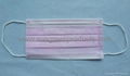 Surgical nonwoven face mask