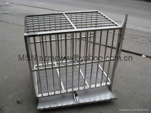 不锈钢狗笼，猫笼，巨型狗笼，可以拆装非常方便