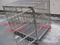 Stainless steel dog cage 83 * 60 * 80cm