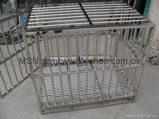 Stainless steel dog cage 5