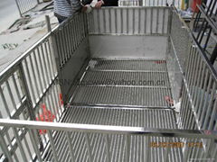 Stainless steel dog cage