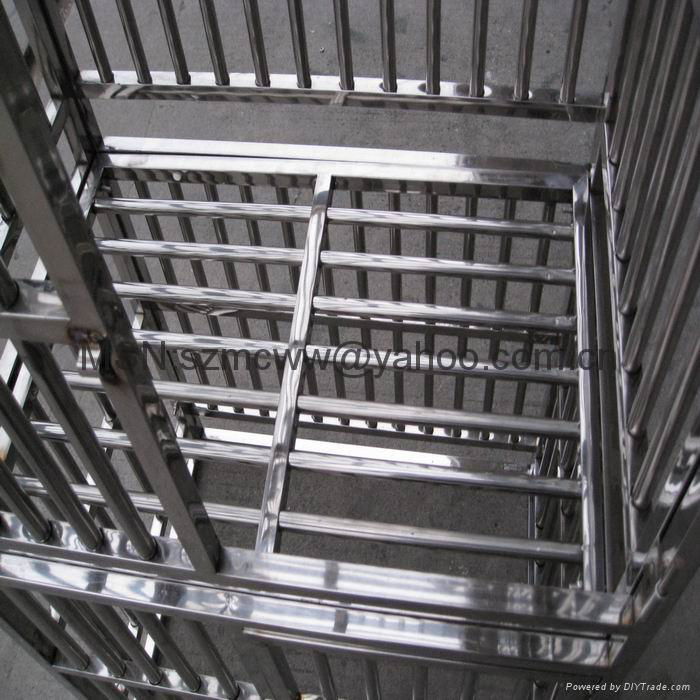 Stainless steel dog cage  3