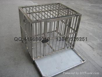 Stainless steel dog cage  4