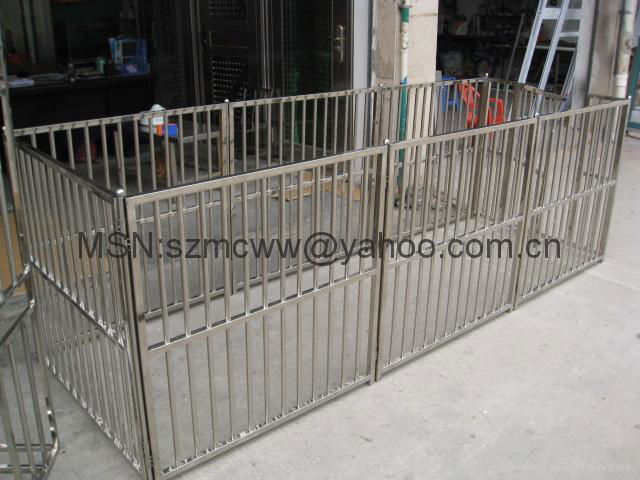 Stainless steel dog railing, pet railing 3