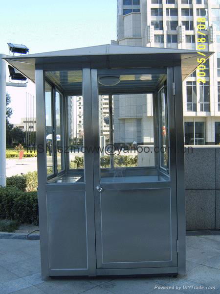 Stainless steel steel bus-stop shelter  3
