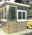 Stainless steel steel bus-stop shelter  4