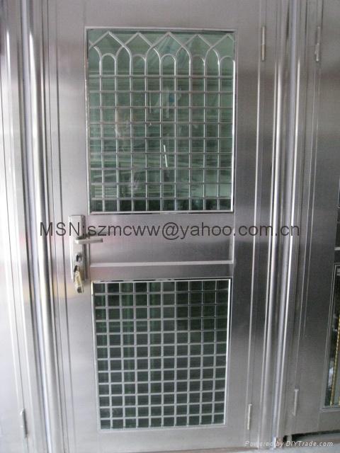 Stainless steel burglar-proof door  3